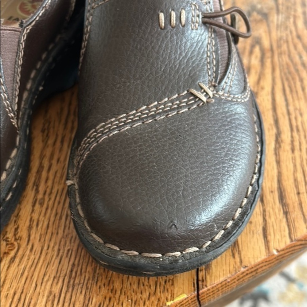 Earth Spirit Dark Brown Leather Loafers